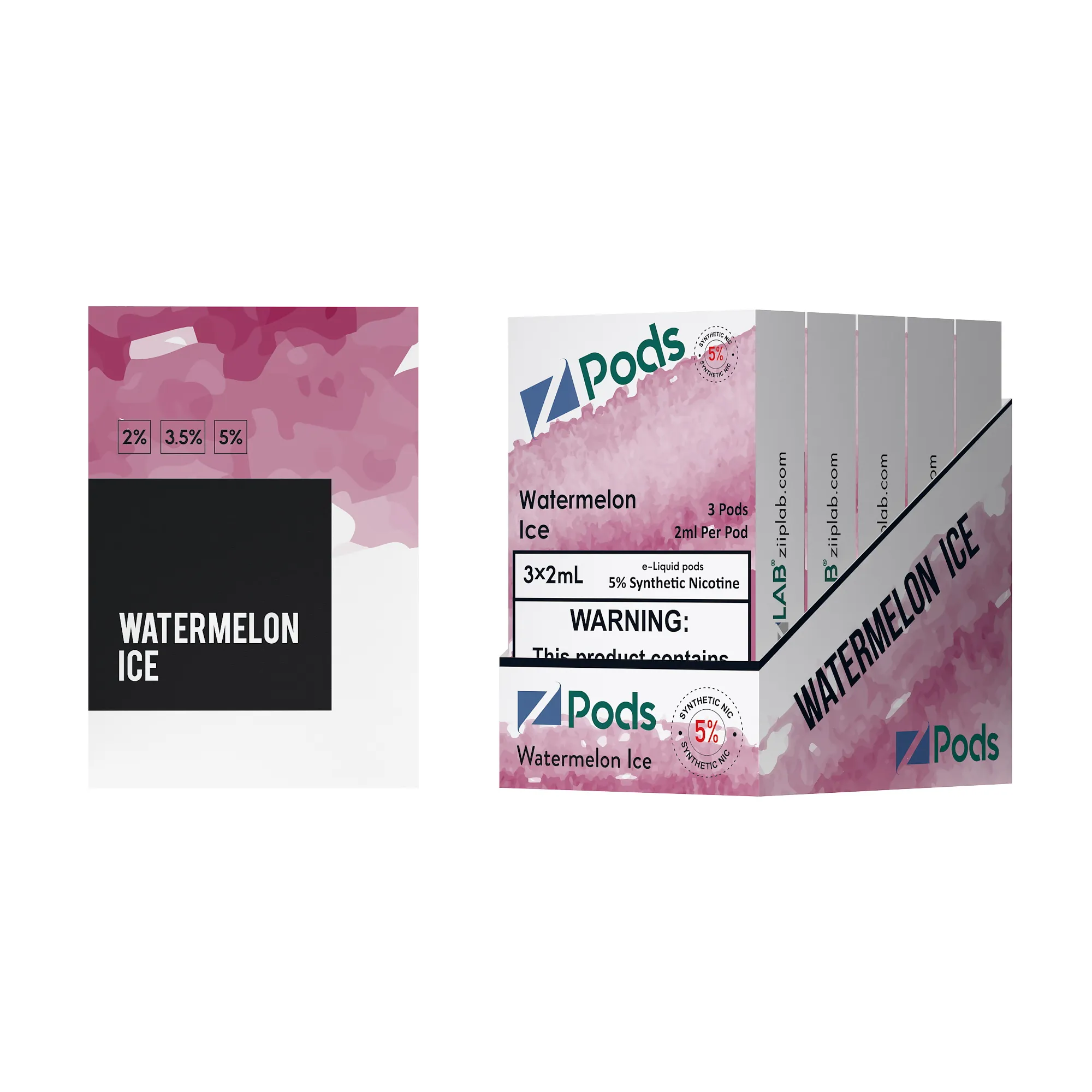 5 Atomizers High Quality 2ml Ziip Lab Zlab Compatible S Pods