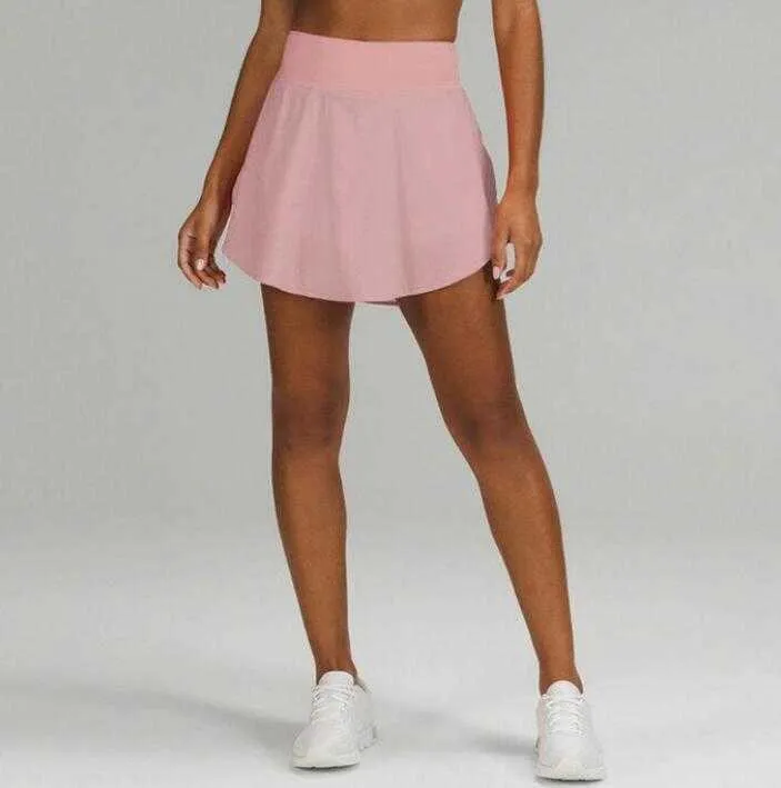 Summer Sports Shorts Skirt Loose Fit Yoga Skirted Leggings For
