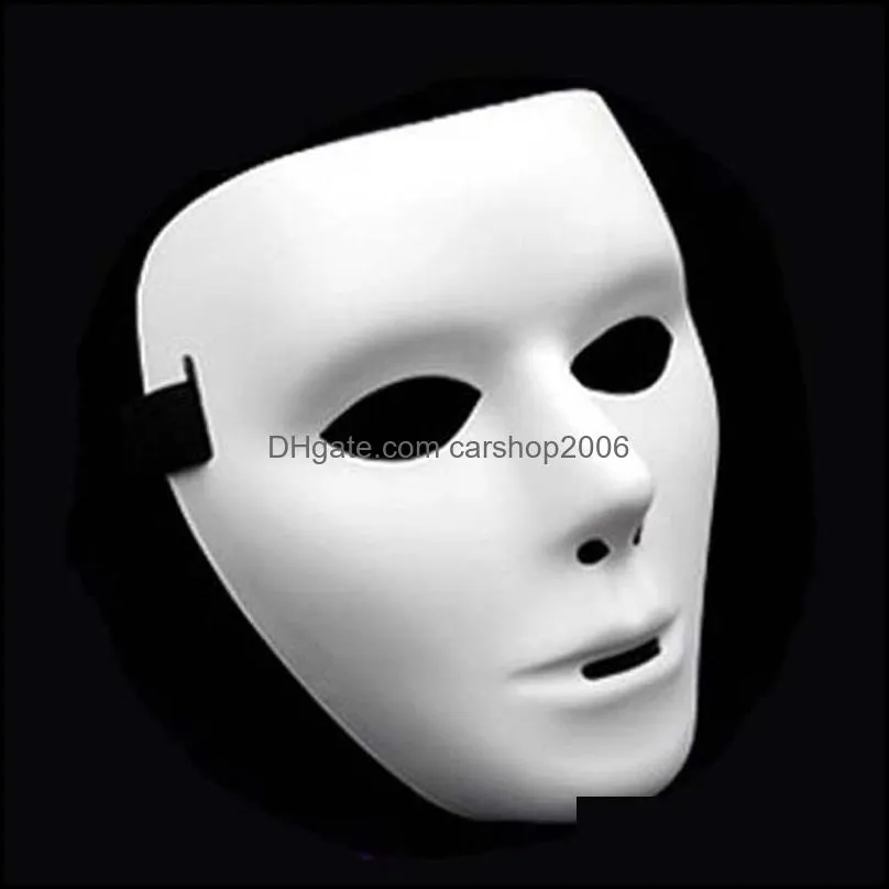 halloween mask fashion cosplay party adult full face masks white grimace mask street ghost dance masks dancer masks hip-hop mask