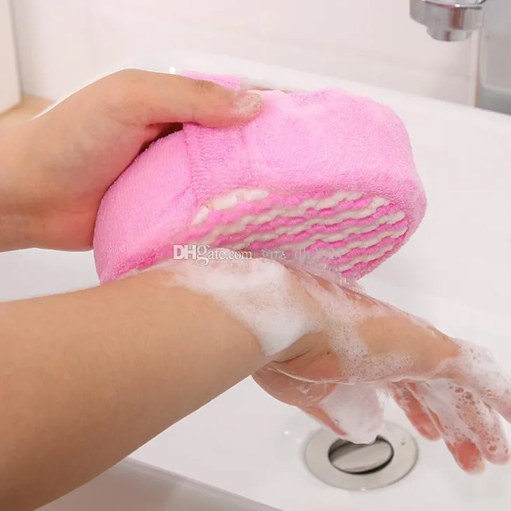 Sale Bath Sponge Massage Multi Shower Exfoliating Body Cleaning Scrubber Random Bathing Loofah Sponge 14x11x5cm DHL