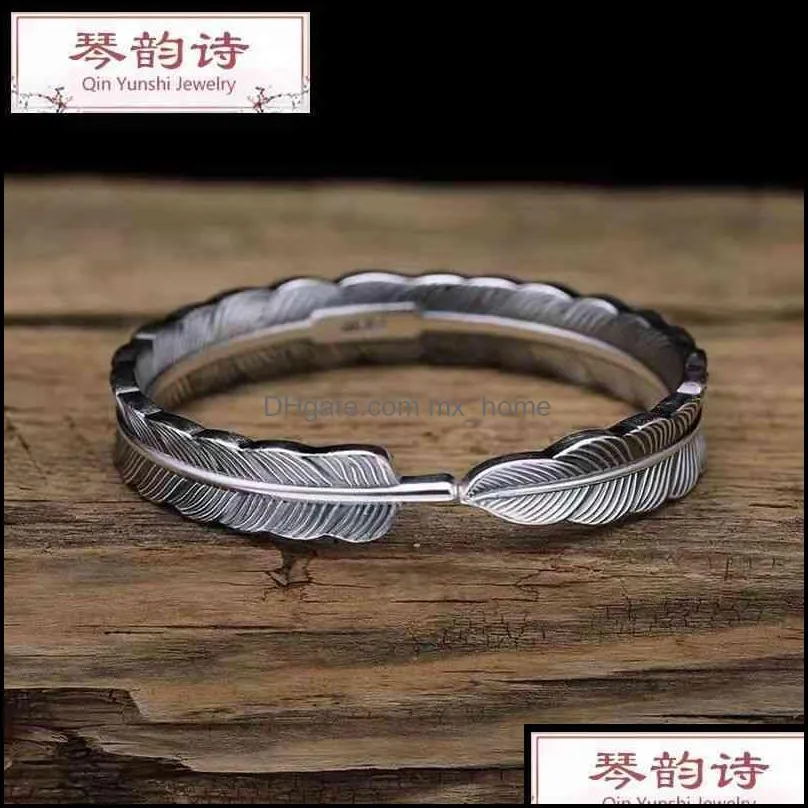 Chinese Style Products Xuanyu Snowflake Feather Bracelet Handmade by Yunnan Inch Lovers