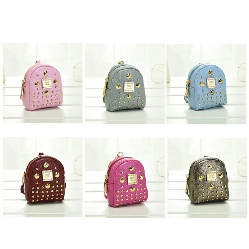Keychains Mini Backpack Coin Bag For Women Girls Small Wallet Fashion Pu Keychain Purses Cute Headphone Money Hand Pouch Keyring From 10 16 DHgate