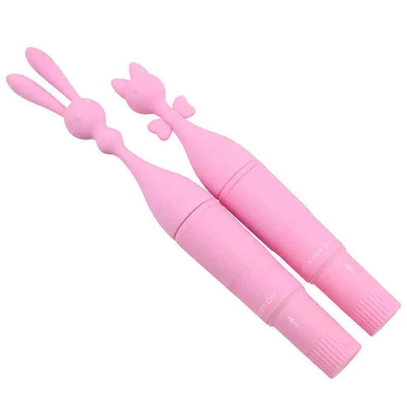 NXY Vibratoren Niedliche Batterie für Frauen Klitoris Stimulator Nippelklemmen Analspielzeug Weiblicher Masturbator Erwachsene Produkte Erotik Sex Shop 220407