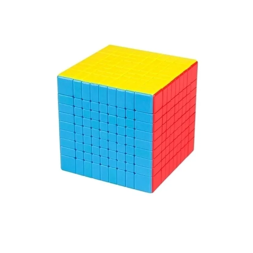 Cuberspeed Cubing 교실 Moyu 스티커 렐스 속도 Mofang Jiaoshi Meilong 9x9 Magic Cube (MF9 업데이트 버전) Y200428279S