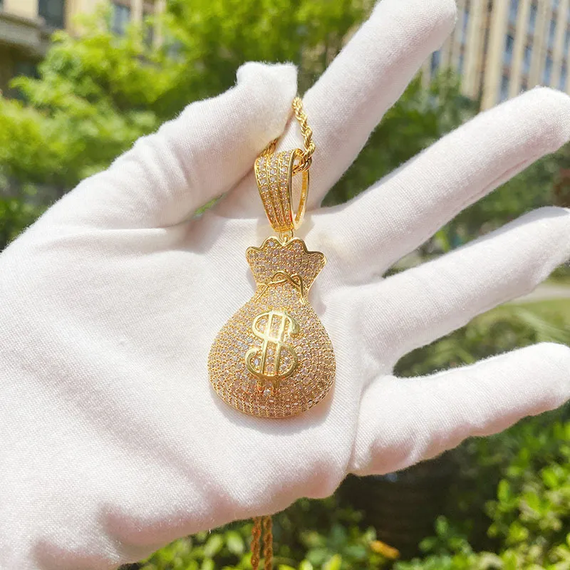 Men's cubic sales zirconia necklaces
