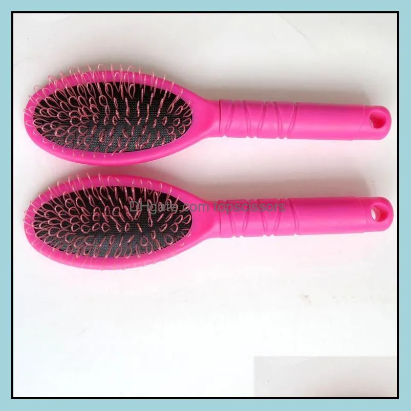 Hair Comb Loop Brushes Human hair extensions tools for wigs weft Loop Brushes in Makeup black&Pink color