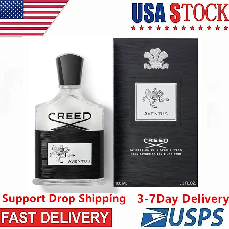 Creed Aventus parfym för män med långvarig tid God kvalitet Hög doftkaptactity 100ml US snabb leverans