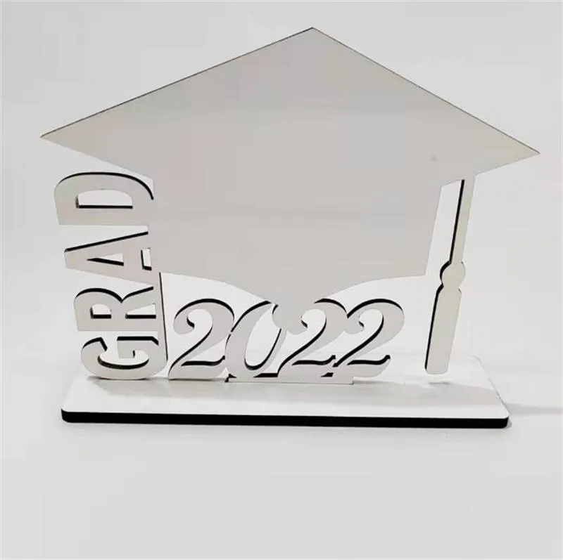 Sublimation MDF GRAD Photo Panel Graduation Picture Frame 2022 Sublimation Board Blank for DIY Sublimation Printing Photos Graduation Anniversaries