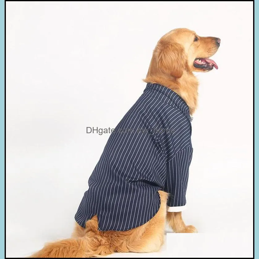 large dog apparel stripes big dog coat bowknot tuxedo jacket wedding suit pet clothes for samoyed husky costume