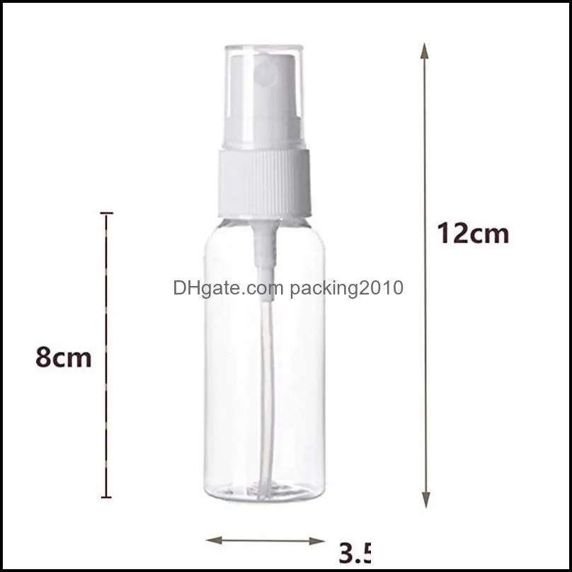 60ml 2OZ Extra Fine Mist Mini Spray Bottles with Atomizer Pumps for Essential Oils Travel Perfume Portable Makeup PP/PET Plastic