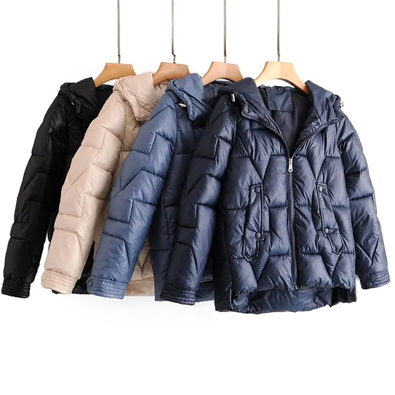 Women winter jacket parkas new fashion youth slim hooded women parkas jacket casual street warm autumn winter coat jacket 200928