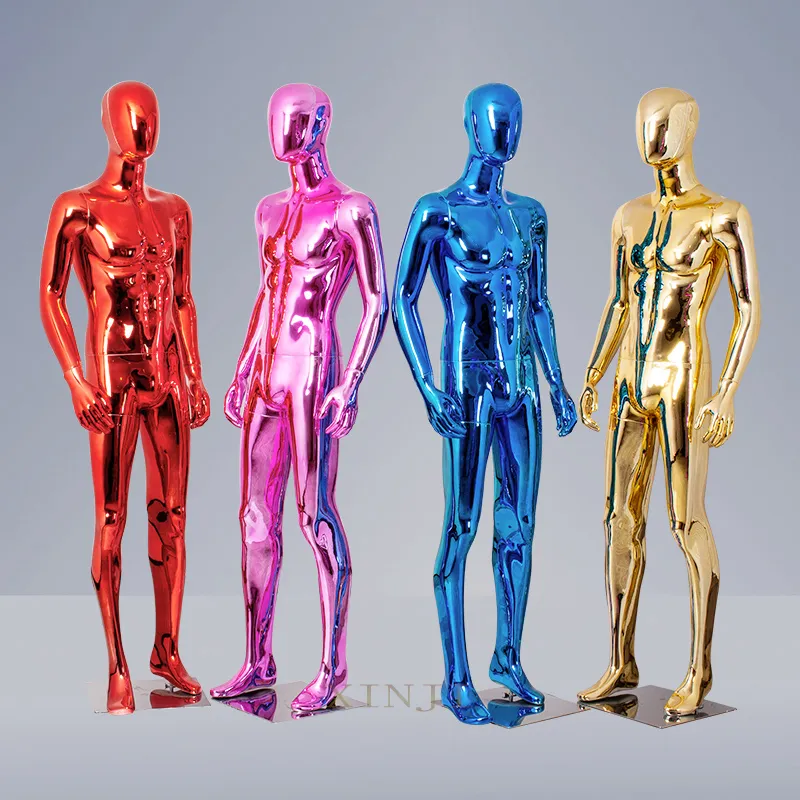 Nieuwe aankomst Men Mannequin Fiberglass Male Full Body Model Fashionnelbare Customized Factory Direct Sell