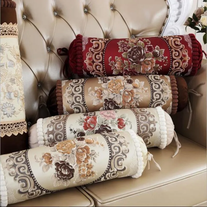 Federa decorativa posteriore copre lusso classico stile europeo cuscino del divano s copertura della testa dell'auto tessili per la casa Y200103 s