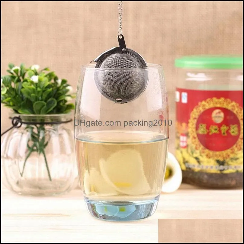 Stainless Steel Mesh Tea Balls 4.5cm Tea Infuser Strainers Filters Tools Interval Diffuser For Kitchen Dining Bar