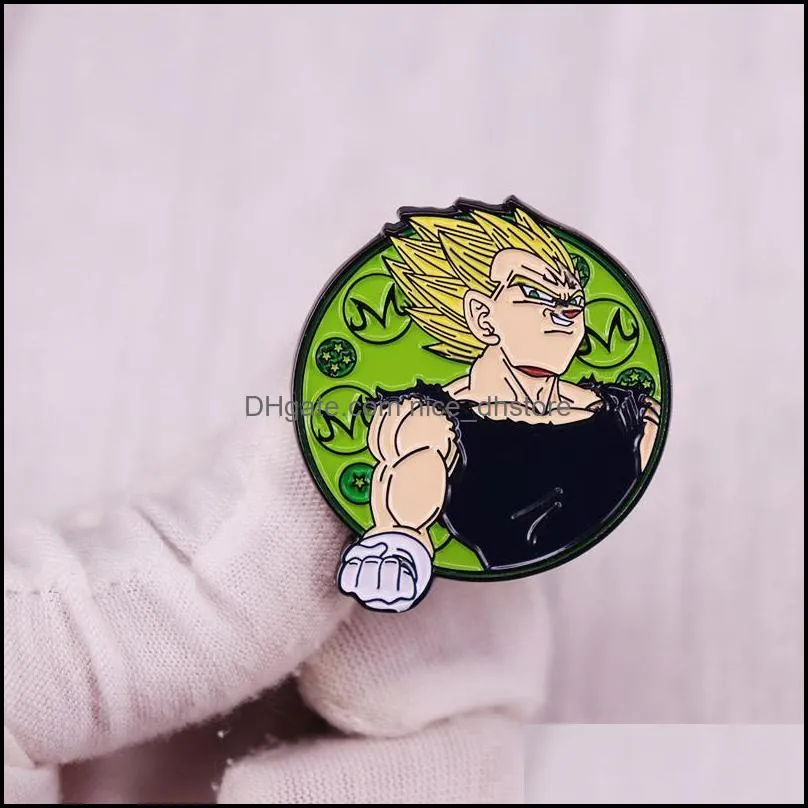 anime dragon hard enamel pins collect comic movies games metal cartoon brooch backpack collar lapel badges women fashion jewelry