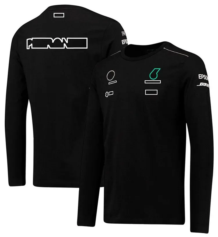 Tuta da corsa F1 nuova squadra T-shirt a maniche corte uomo e donna abbigliamento da tifoso tuta per auto personalizzata292H