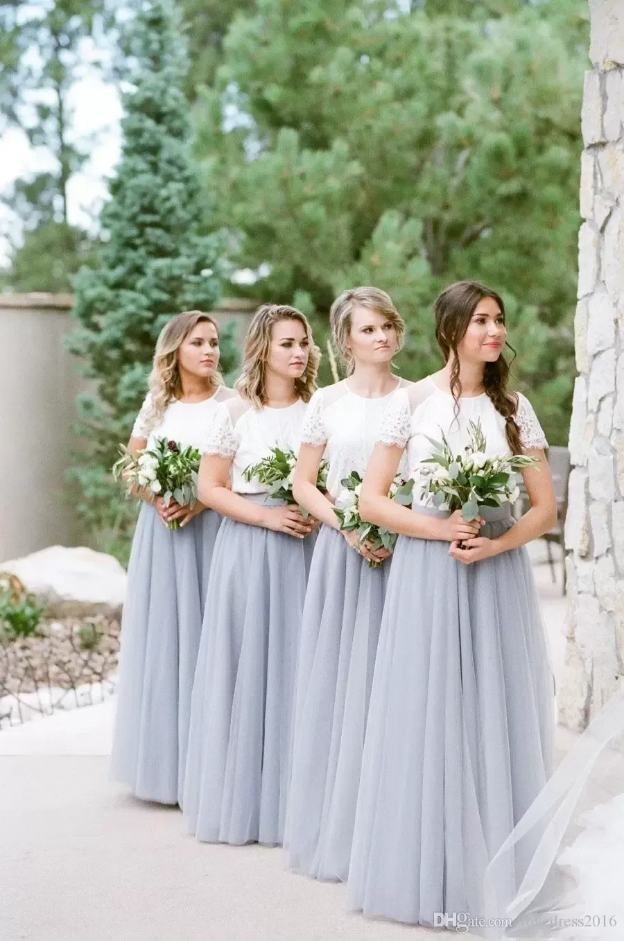 chinese dress ladies Lace V Neck Bridesmaid Dresses Sexy Illusion Back Tulle Dresses, Burgundy / 6