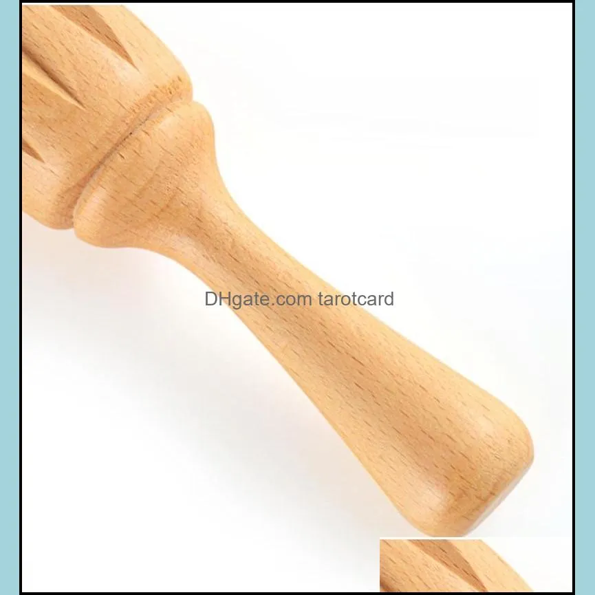 Beech Lemon Juicer Manually Wooden Lemon Squeezer Orange Citrus Juice Extractor Lemon Reamer Without Lacquer Wax