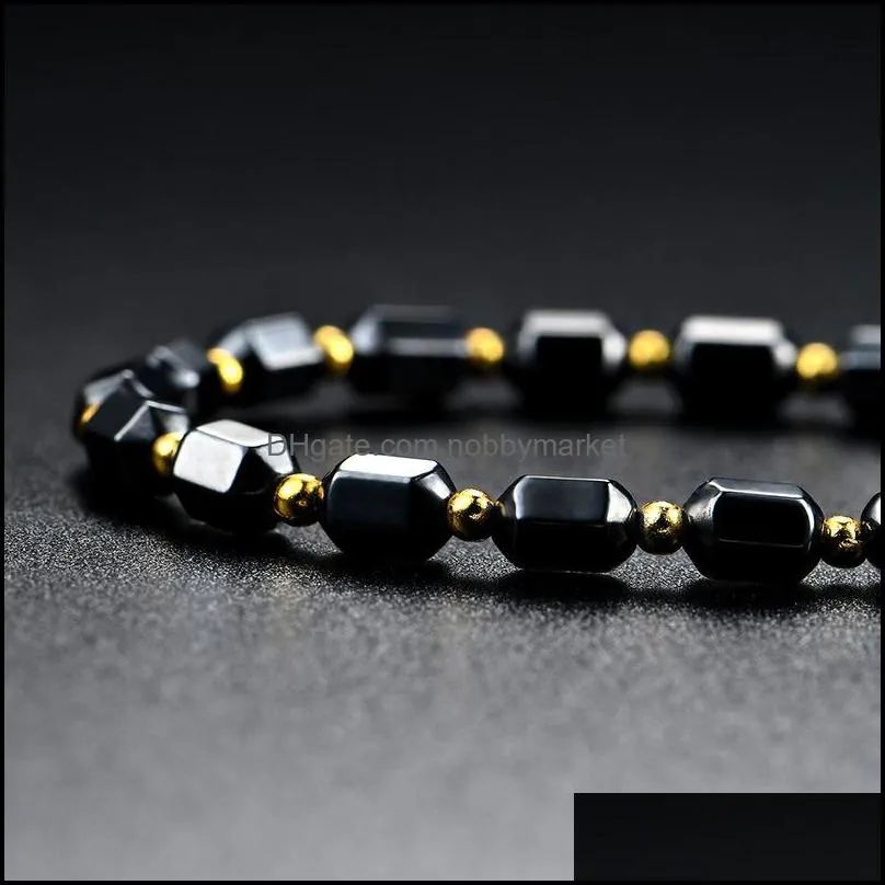 Powerful Black magnetic Therapy necklace Choker Beads String men Women Fashion Jewelry