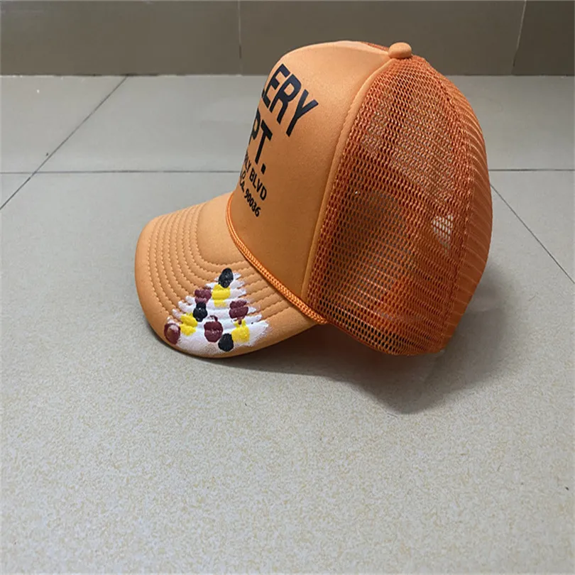 2022 Designer trucker Caps Baseball Cap Men Women D Embroidery Pinkycolor Fashion Summer Letter Hat High Quality