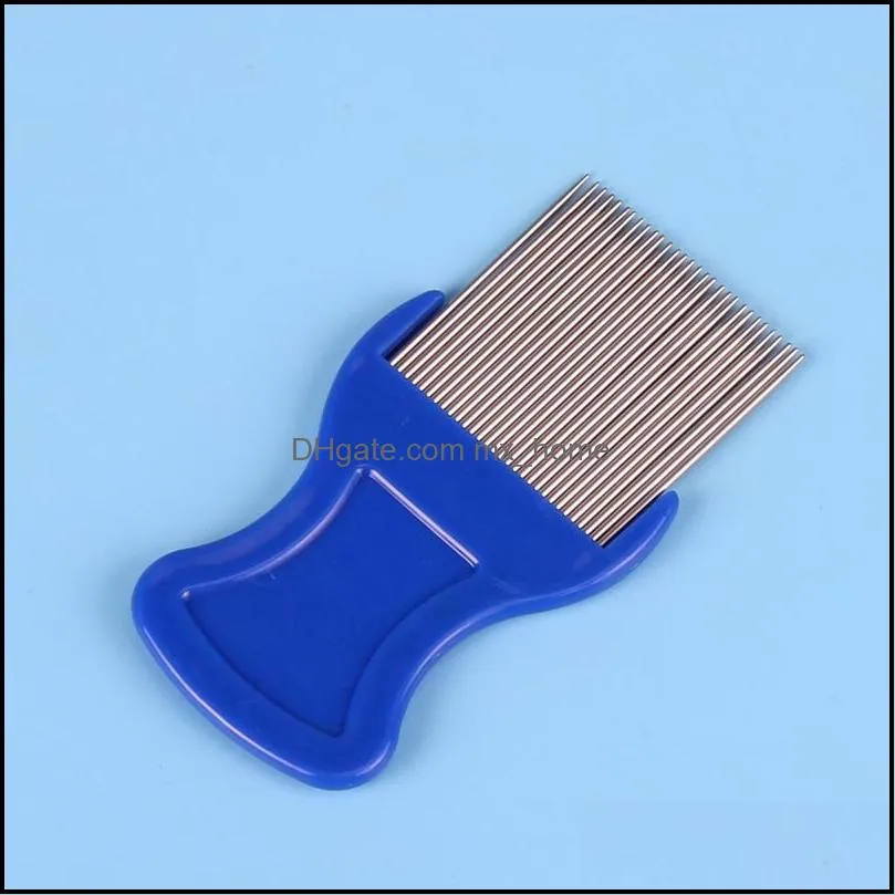 Cat Dog Puppy Grooming Steel Small Fine Toothed Pet Flea Comb wholesale