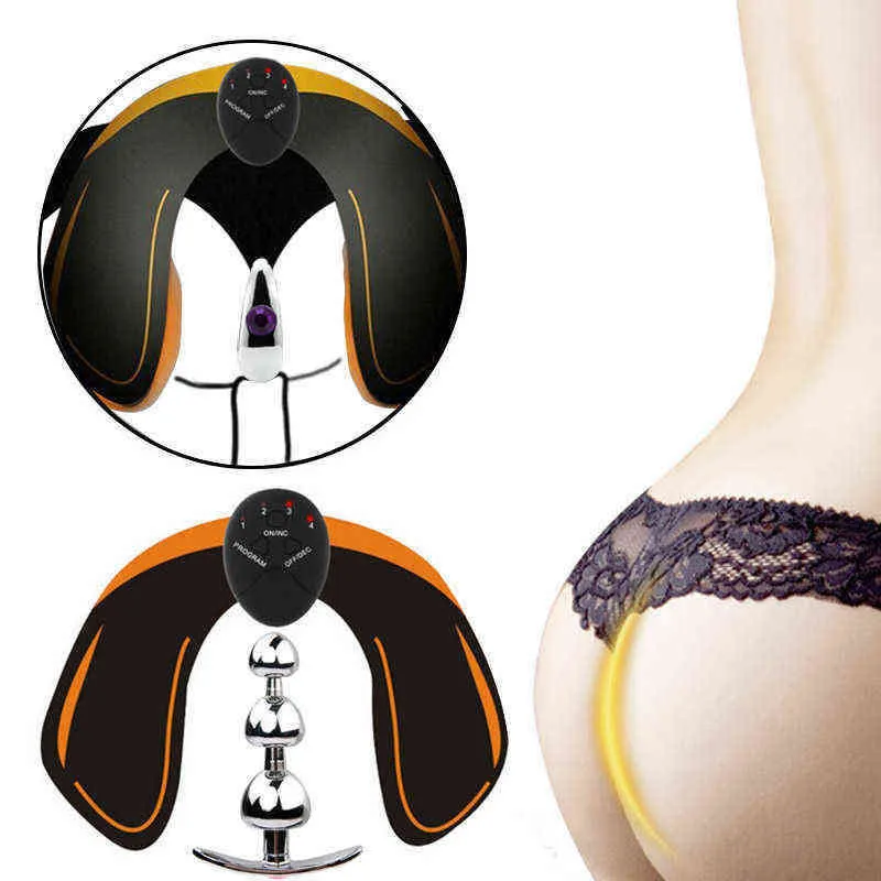 Nxy Sex Anal Toys Novel Metal Outdoor Wearable Butt Plug Match Choc Électrique Massage Stimulation Beau Cul Profitez de Jouets pour Femmes Homme 1220