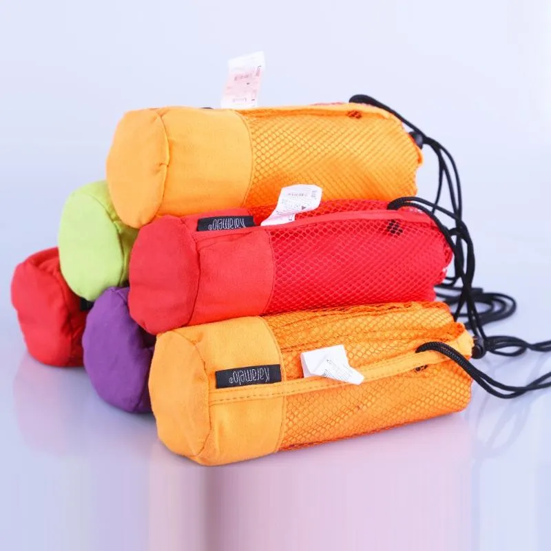 Handdoek Sport 4 stks/perceel microfiber 70x130cm groter maat reis jogger doek met tas toalha de esportes camping zwemgym washandel