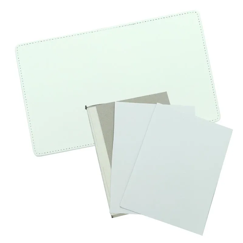 Sublimation Blank Journal Wholesale Plain White Notepad for Heat Transfer Printing Notebook A5 A6 Size Can be Mixed