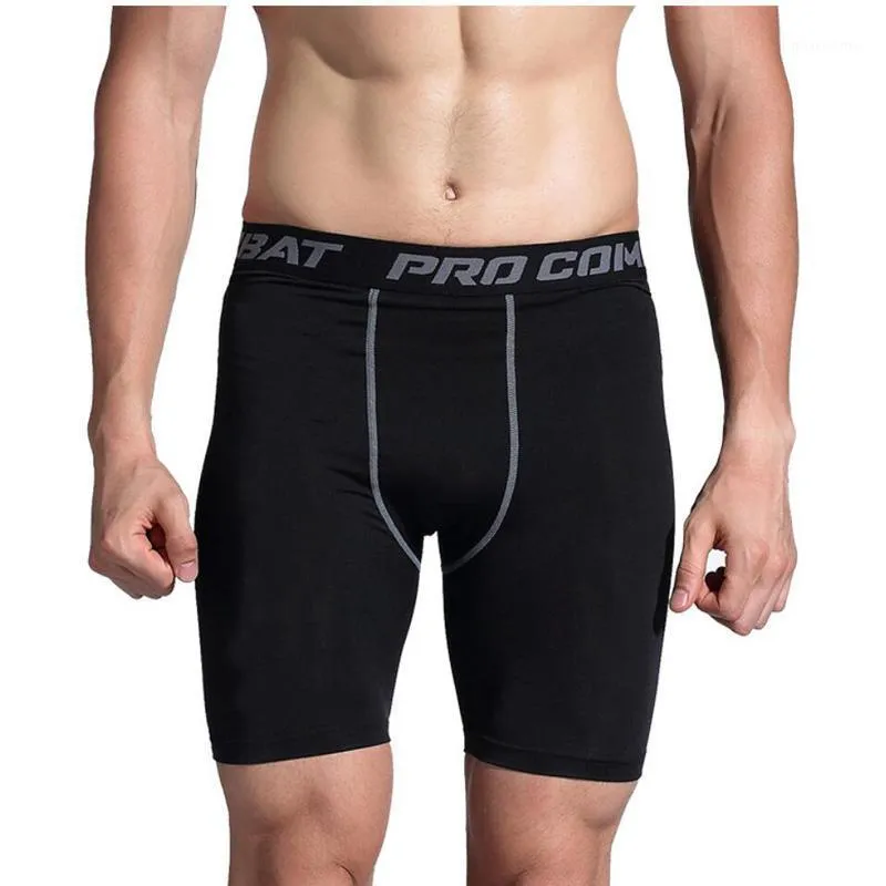 Pantaloncini da uomo 3XL Uomo Sport Palestra Compressione ad asciugatura rapida Sotto lo strato di base Collant Mezza atletica Pantaloncini da equitazione skinny da uomo