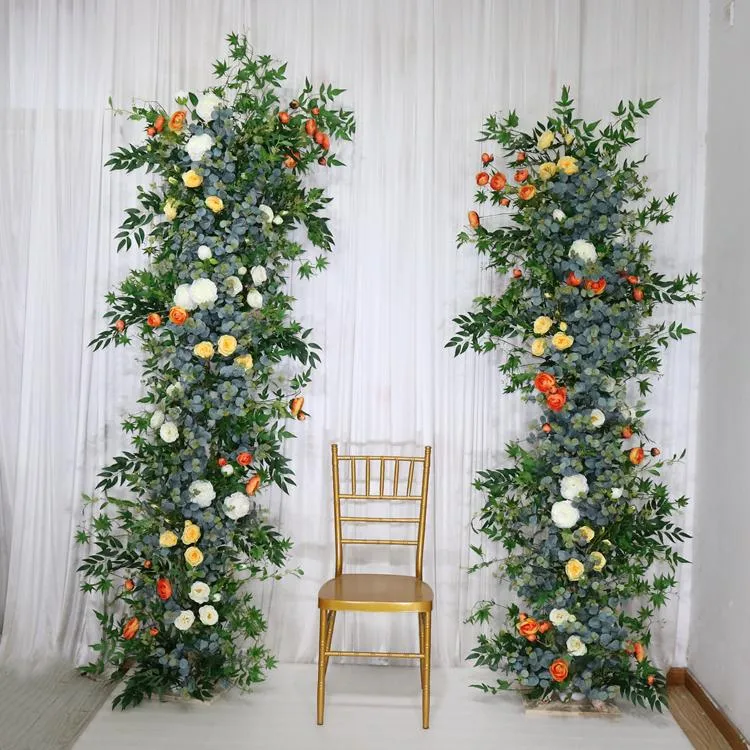 Décoration de fête 2022out à fleur de fleur cadre Pergola étagère ballons stand en métal arc de fond pour les accessoires de mariage anniversaire de scène anniversaire