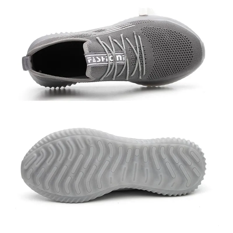 JACKSHIBO Breathable for Men Male Steel Toe Cap Construction Shoes Safety Boots Work Antismashing Y200506 GAI