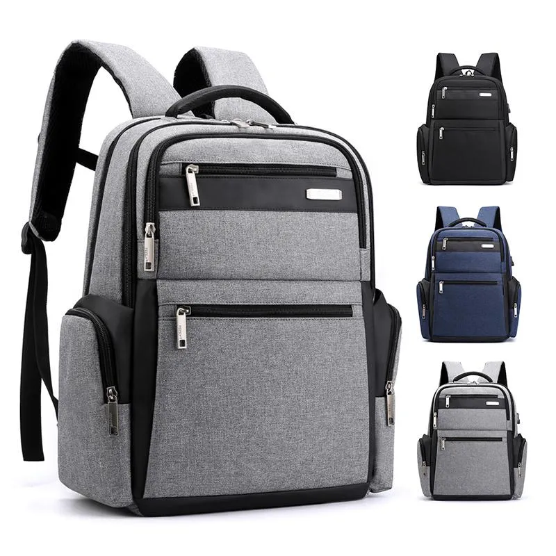 Backpack Business Fashion Moda Multifuncional Menina de Lazer Masculina Backpackpack de 15 polegadas de alta capacidade