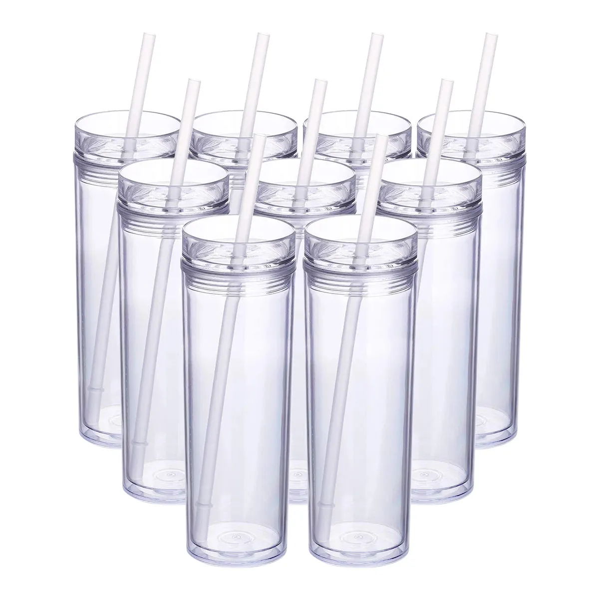 USA Local Warehouse 16oz Double Wall Clear Acrylic... From Zw_network,  $124.83 | DHgate.Com