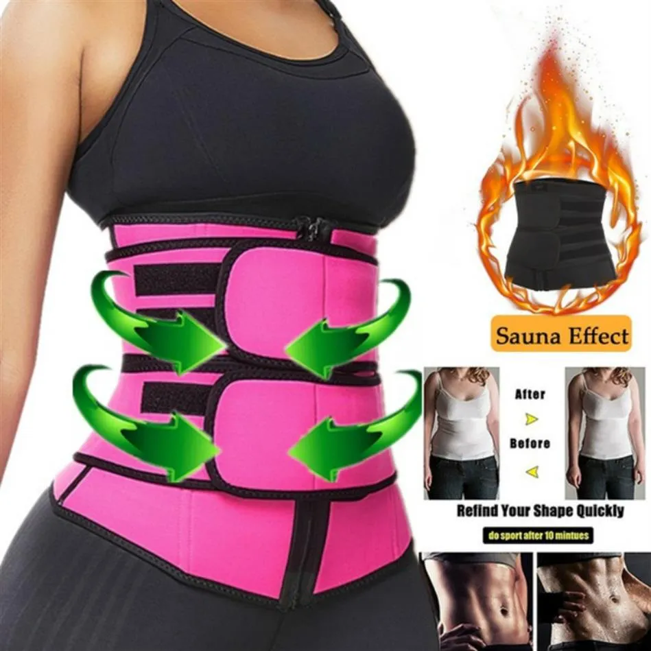 Waist Trainer Women Slimming Sheath Abdomen Shaping Pants Shaping Pants Sweat Corset Workout Adjusting Postpartum Recovery Belt297e