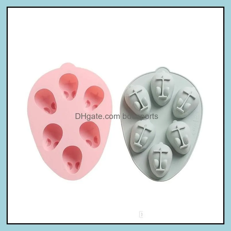 silicon cake mould baking candy molds DIY soap sweet food animal shape bakery pastry baking tools