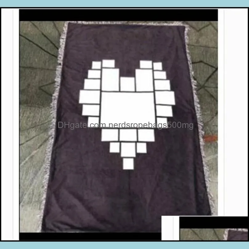 Sublimation Blanket Panels Blankets for Sublimations Carpet Square Customize Valentine`s 354 V2