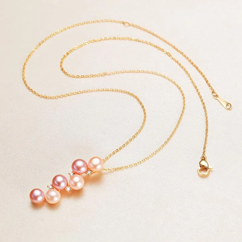 Kedjor Ursprung och källa till varor Danshui Pearl CollarBone Chain Female Multi Necklace Jewelry Pendant Partiage Dropchains