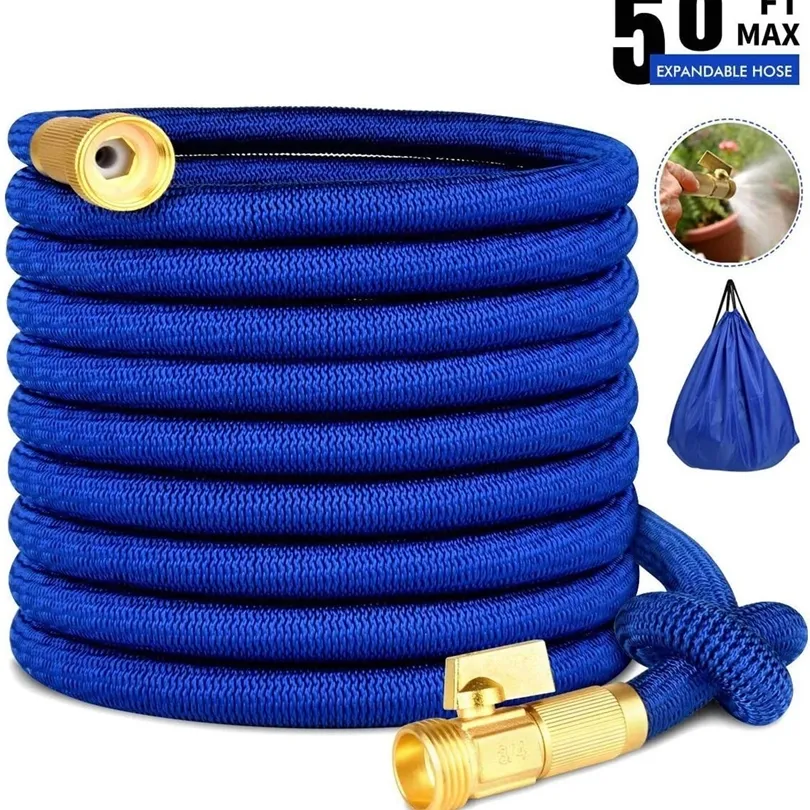 Tuyau d'arrosage extensible flexible tube d'irrigation goutte à goutte tuyau d'arrosage haute pression lavage de voiture extensible jardin tuyau magique tuyau T200530