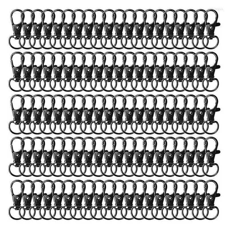 Klasyna 100pcs biżuteria Pierścienie Klucz Black Lobster Pazur Zapięcie Making Akcesoria Połączowe Bracelety DIY Prezent dla rodziny przyjaciół Miri22