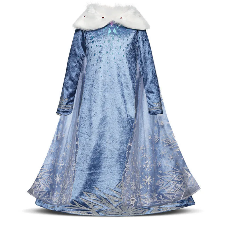 Girls Winter Princess Dress Costumes For Kids Cosplay... From Kuo08, $8.13 
