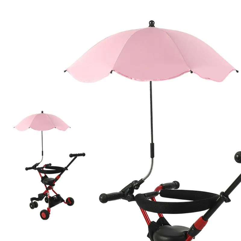 Stroller Parts & Accessories Sunscreen Baby Pram Umbrella Adjustable Waterproof Infant Cover Sunshade Parasol Pramchair AccessoriesStroller