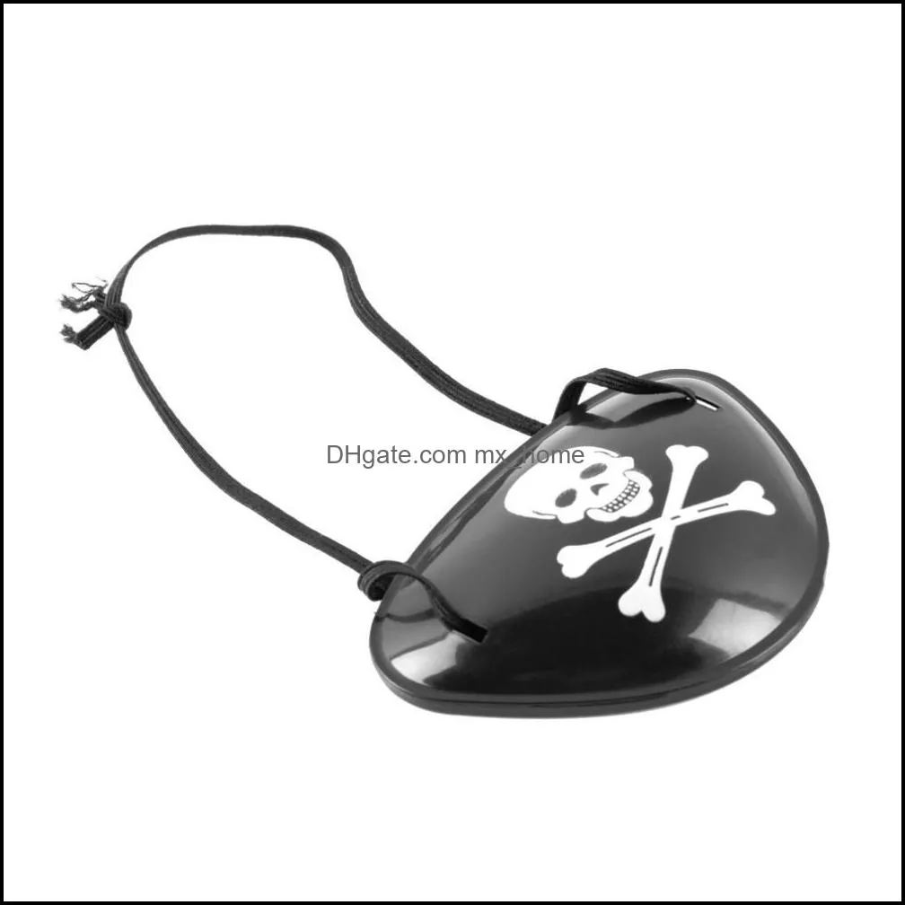 Pirate Eye Patch Skull Crossbone Halloween Party Favor Bag Costume Kids Toy