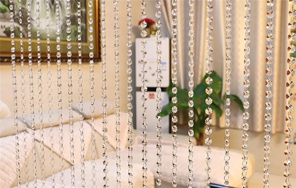 Vorhang Vorhänge, Die Diy Armbänder Kristall Glas 2022 Perle Luxus Wohnzimmer Schlafzimmer Fenster Tür Hochzeit Dekor Für SchmuckVorhang