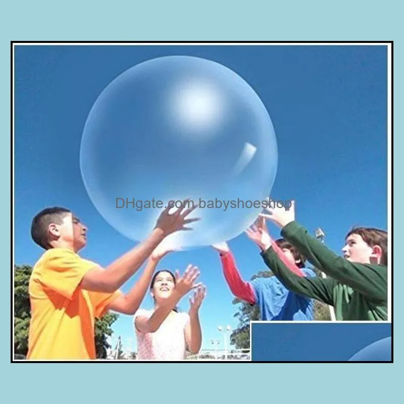 XMY Kids Inflatable Gift Outdoor Soft Air Water Filled Bubble Ball Magic Blow Up Balloon Toy Fun Party Game