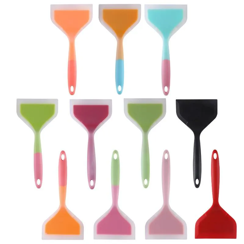 Cooking Turner Silicone Spatula Cook Utensils Kitchen Shovel Silica Cookware RRE11388