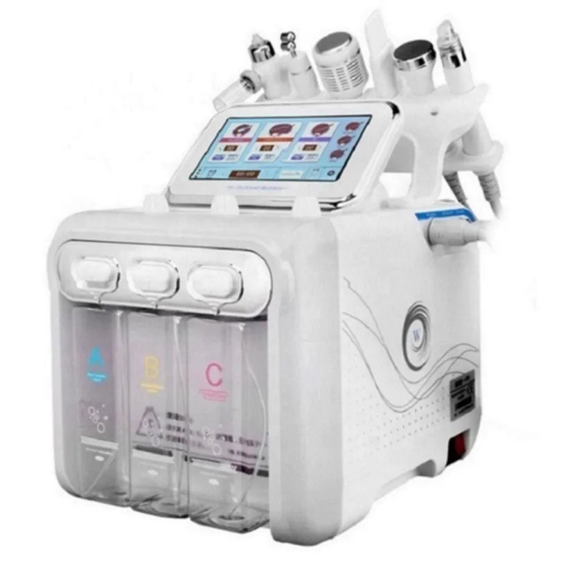 Professional 6in 1 H2O2 Hydro Dermabrasion Care della pelle di bellezza Macchina Acqua Articolo Diamond Microdermoabrasione