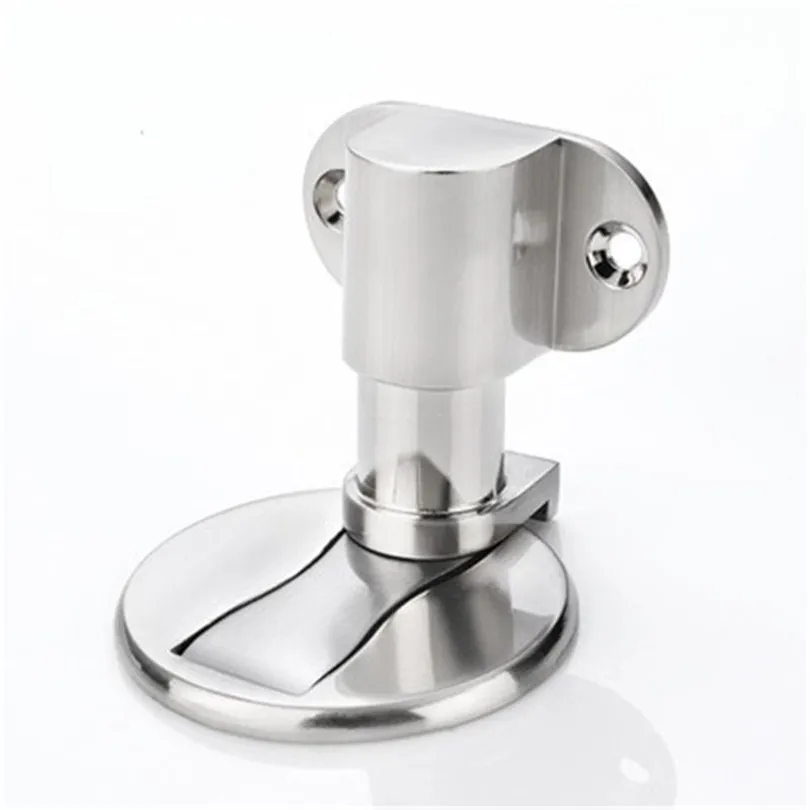 Adjustable Holder Alloy Magnetic Stopper Non-punch Sticker Water-proof Stop Furniture Door Hardware 201013