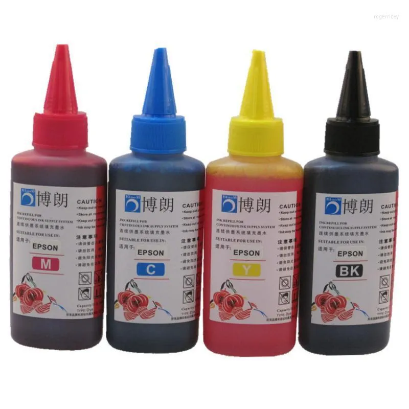 Zestawy do napełniania atramentu Universal 4 kolorowe barwniki dla drukarek premium 100 ml bk c m y Wszystkie drukarki Ciss Inkink Kitsink Roge22