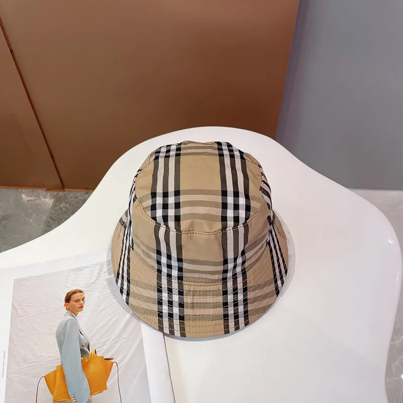 Luxos Designers Bucket Hat Lazer Viagens Pára-sol Touca de Maré Unissex Bonés de Algodão Puro Ajustados