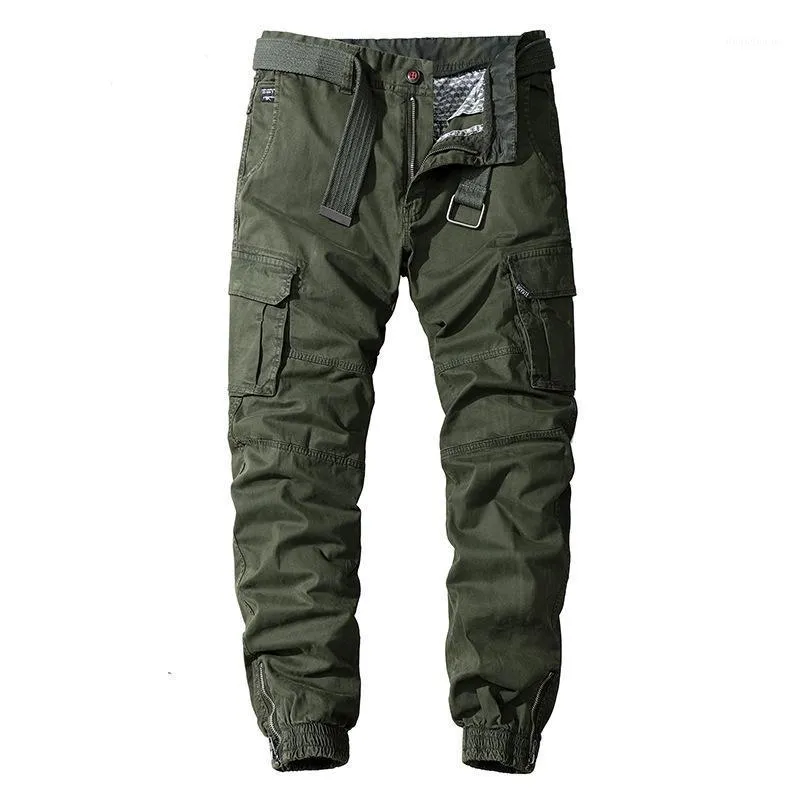 Pantalons pour hommes Cargo Hommes 2022 Pantalon tactique Casual Multi-poche Armée Travail Combat Mens Bas Crayon Pantalon Militaire Homme